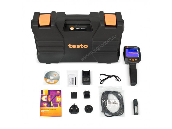 Комплект тепловизора Testo 872 и смарт-зонда термогигрометра Testo 605i